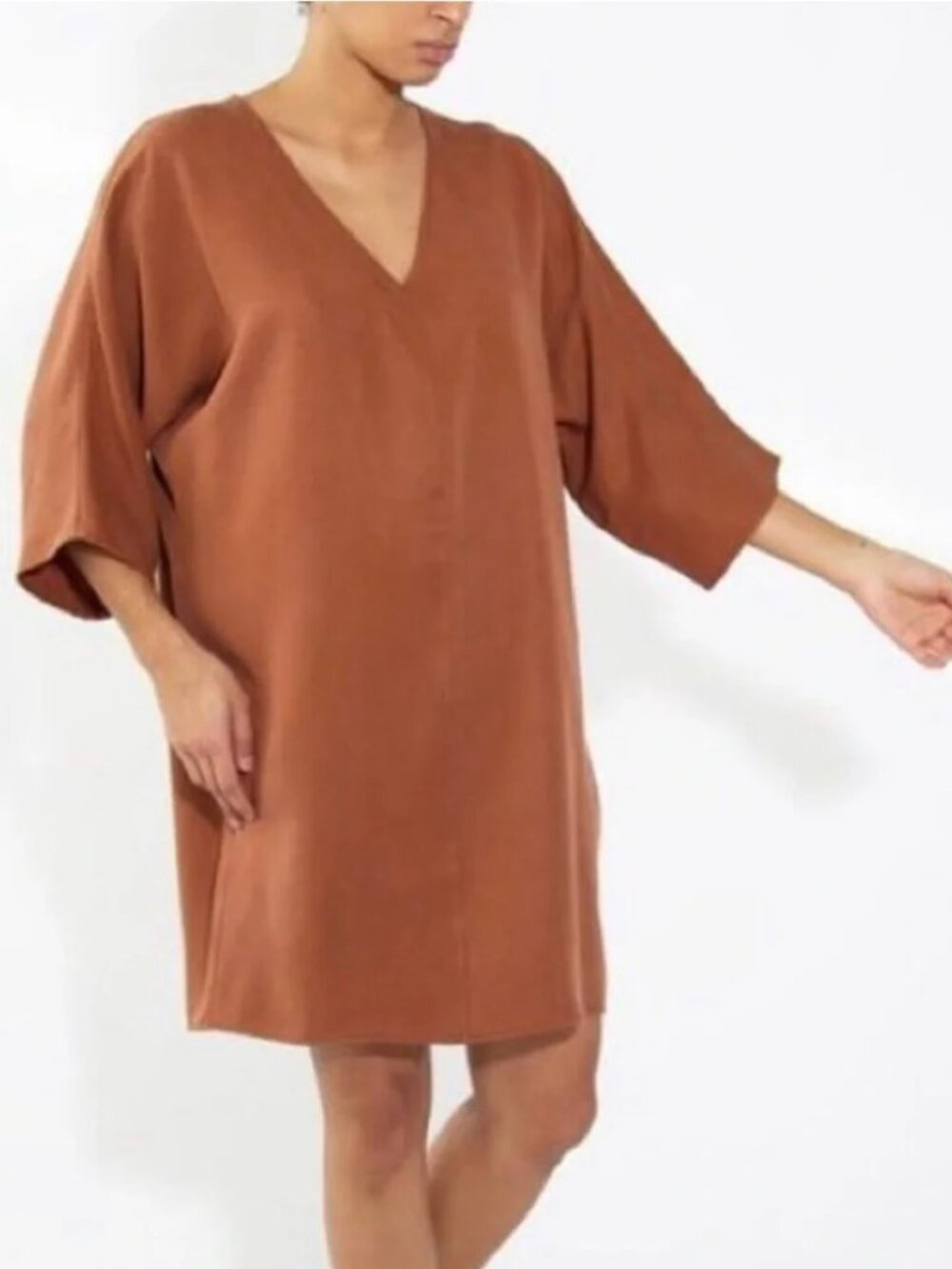 NWT Hackwith Design House hdh reversible smock dress